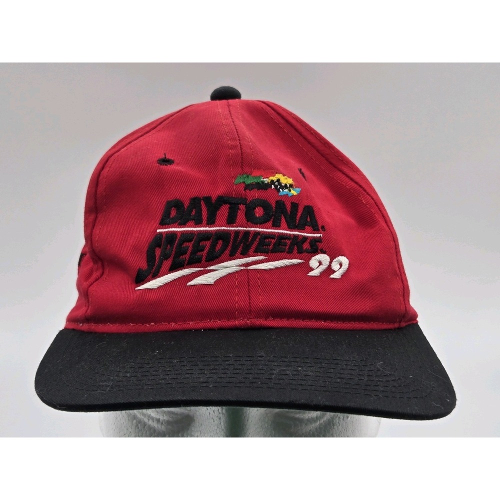 1999 Daytona‎ Speedweeks Hat Vintage Black / Red Nascar OSFM Kudzu